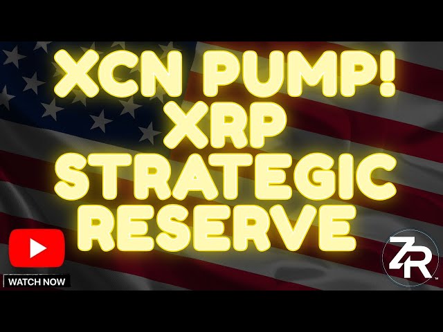 XCN 펌프 150%! XRP 전략적 예비