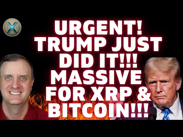 XRP & 비트 코인 홀더 !!! 🔥 긴급한 뉴스 g 트럼프가 서명했습니다 !!!