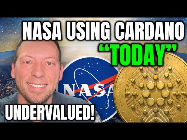 CARDANO ADA - UNDERVALUED!!! NASA USING CARDANO 'TODAY'!