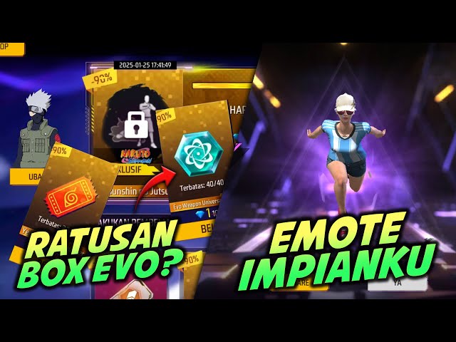 📢 Il y a beaucoup de jetons d'évogun et de bons Sasuke dans Misteryshop! Augmenter beaucoup de bonus uniquement à Lapakgaming