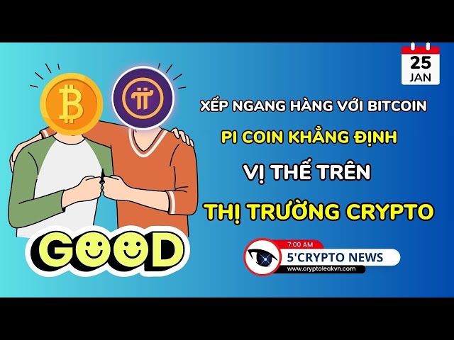 [5分钟加密] - 与比特币的专业 - Pi Coin确认其在加密市场中的地位