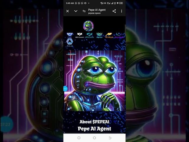 Pepe AI Argent，一个具有1000倍潜力的Solana网络上的AI模因