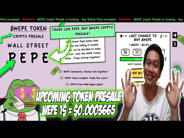 월스트리트 Pepe Meme Coin- 트럼프와 멜라니 동전 이후 폭발 할 다음이 될 수 있습니까?