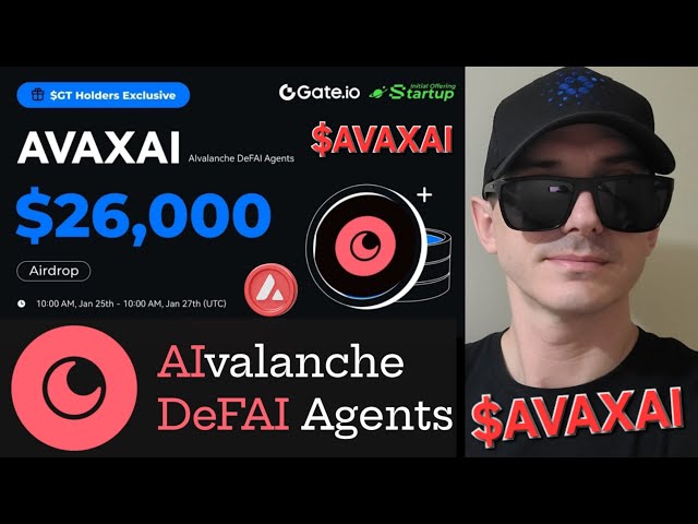 $ Avaxai - Agents Agents Agents Token Crypto Coin How to Buy Avaxai Avax Ai Gate Gate.io Avalanche