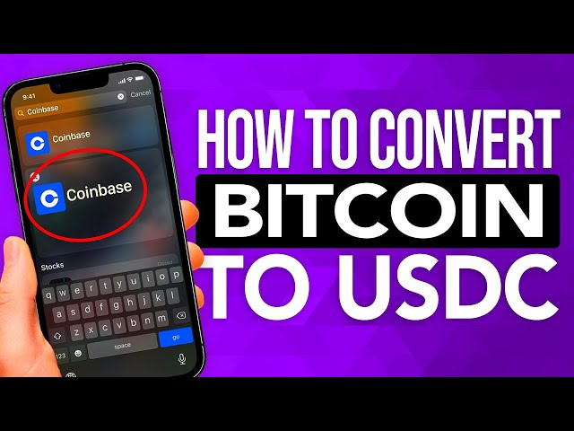 Comment convertir Bitcoin en USDC: guide simple et facile