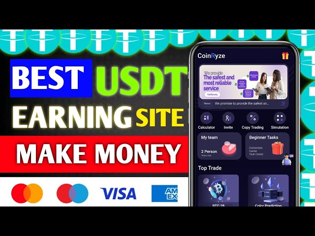 New usdt coin earning site 2025 | Usdt investment website | Online money making | Usdt mining site