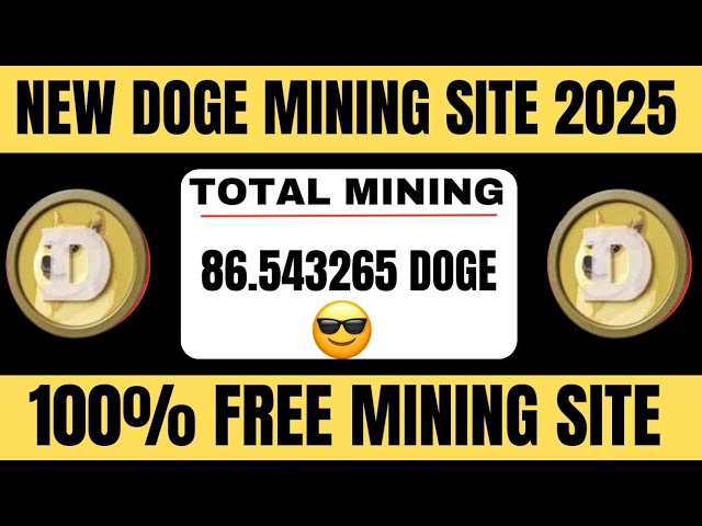 Nouveau site d'exploitation de pièces de monnaie Doge • Site minier 100% gratuit •