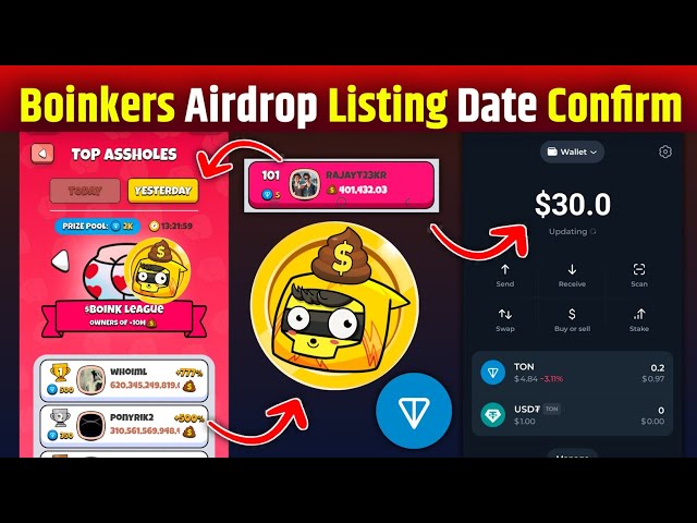 Boinkers 2000吨| Boinkers Airdrop上市日期| Boinkers airdrop提取| boikers airdrop