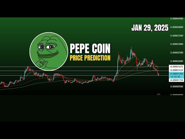 Prédiction des prix de la pièce Pepe | Pepe Crypto Strong Bounce cette semaine? Signaux de crypto 29 janvier 2025