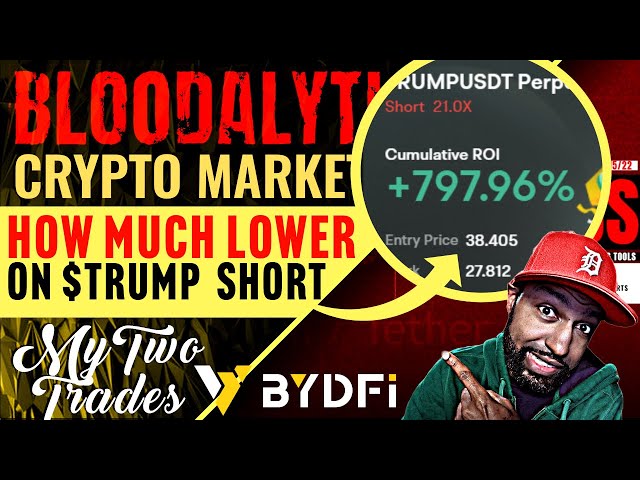 트럼프 동전이 700%로 업! my algo는 btc, eth, doge, sol, bnb 레벨을 공개합니다! | 내 두 거래