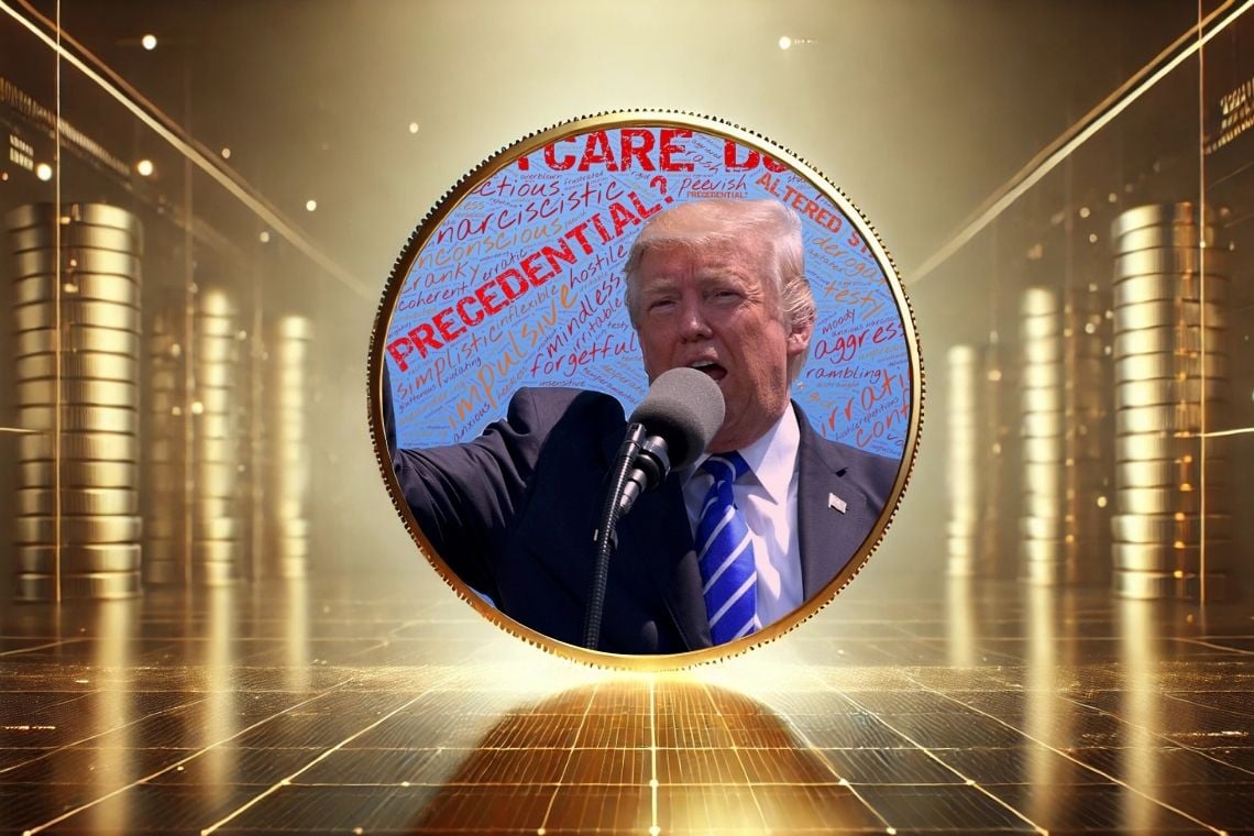 Trump: Die Memecoin als Zahlungsmethode für Artikel von Donald Trump Branded.