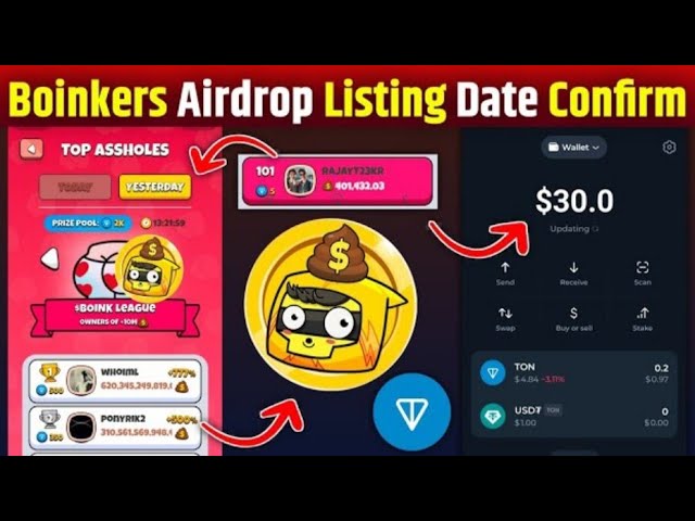 BOINKERS 5 TON | BOINKERS AIRDROP LISTING DATE | BOINKERS AIRDROP WITHDRAWAL | BOINKERS AIRDROP