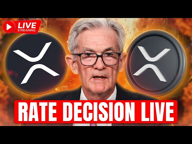 XRP: La décision de taux de Fed en direct! Réunion de Jerome Powell FOMC!