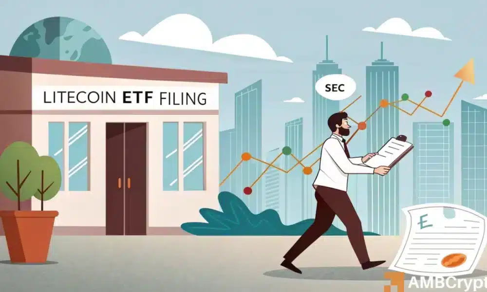 Litecoin (LTC) ETF-Einreichung von der US-amerikanischen SEC, die einen potenziellen Meilenstein bei der Ausdehnung von kryptobasierten Börsenfonds markiert