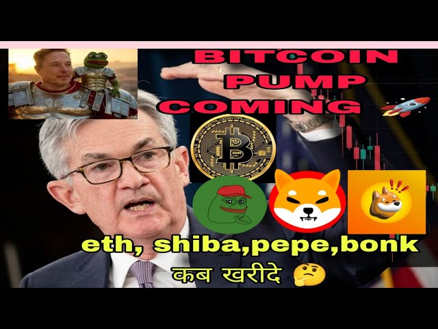 比特幣市場更新🚨Shibainu，Bonk，何時進入Pepe🤔and altcoin何時會泵送