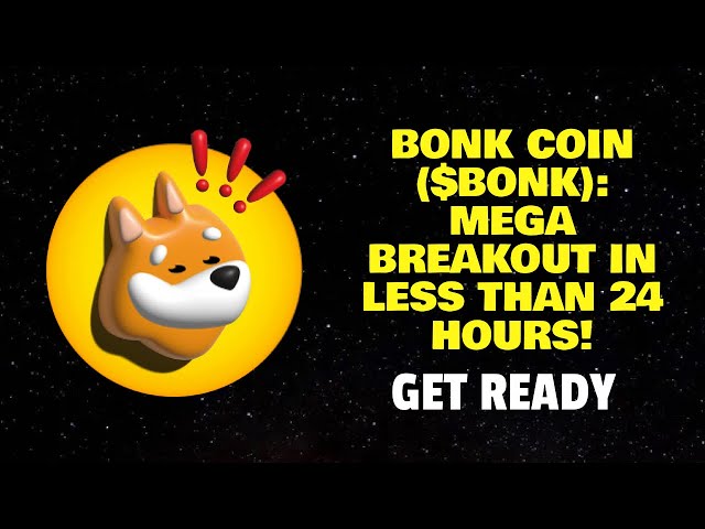 Bonk Coin（$ BONK）：不到24小时的大型突破！ （准备）