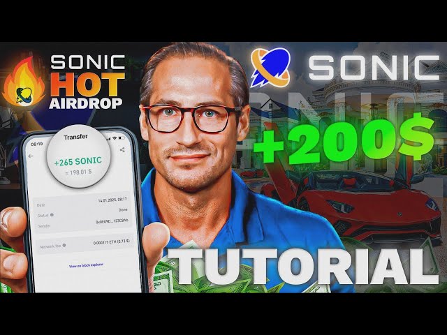 Réclamez pas par étape de la platelle de Sonic pas à pas! | Comment prétendre que Sonic Token AirDrop a expliqué!