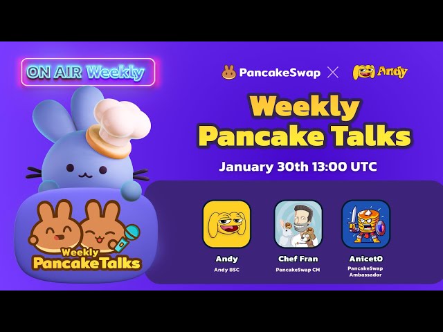 Pancake Talks | Andy BNB & PancakeSwap