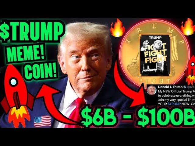 Trump Münze Nächster Schritt? || 10x Pump Trump Coin || Halten oder verkaufen || 10 bis 100 Dollar Trump Münze