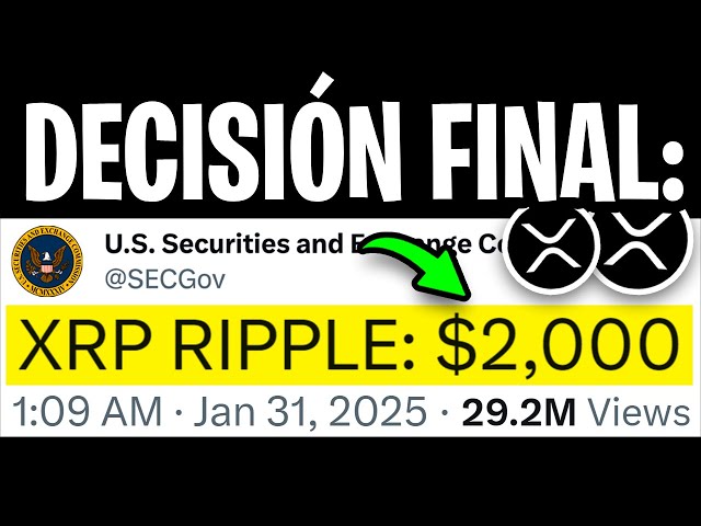 XRP Ripple: The sec in conversations with the CEO! Mega $ 2,000 pump confirm! - Ripple XRP today