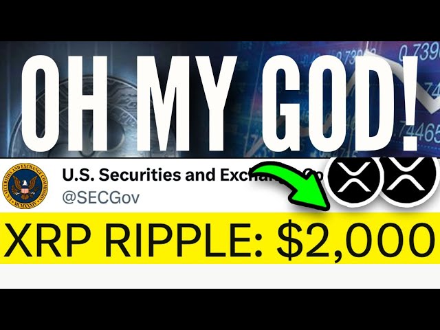 XRP Ripple: SEC dans le règlement final parle avec le PDG - Pump 2 000 $ à l'horizon!