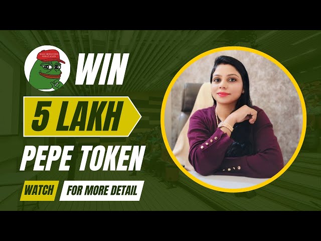 Gewinnen Sie 5 Lakh Pepe Token | Best 3 Token für Kurzzeitinvestitionen | #Pepe #solana #Dogecoin