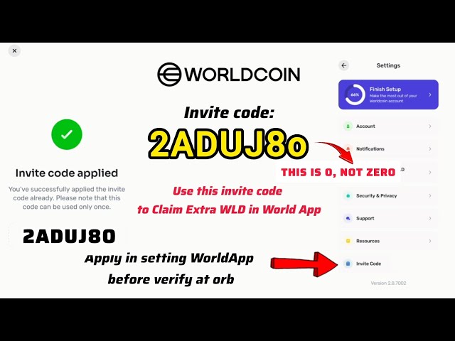 WorldCoin推荐代码：2aduj8o |世界应用$ WLD |应用时赚取额外的硬币|比特币