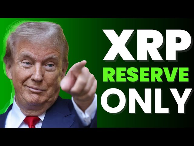 XRP wird die einzige Reserve sein.