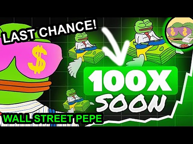 Wallstreet Pepe Meme Coinを購入して大量に獲得してください!!大きな回復の準備をしてください!!