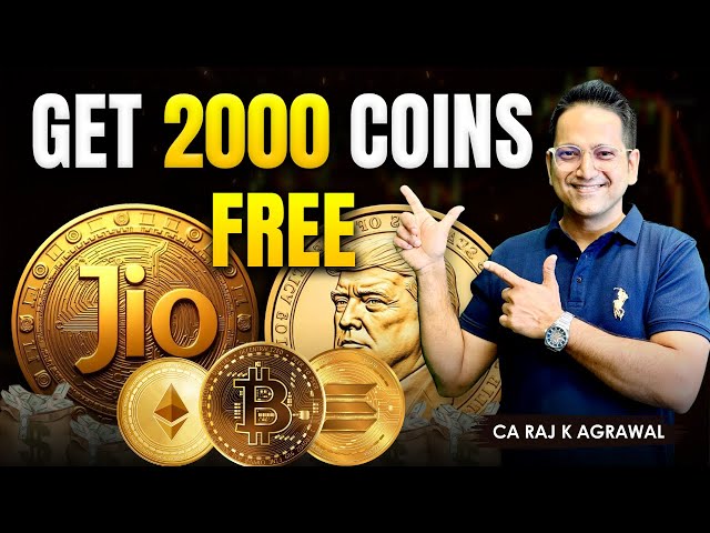 Holen Sie sich 2000 Münzen kostenlos in einem Klick | Jio Coin & Trump Coin | Crypto Airdrop