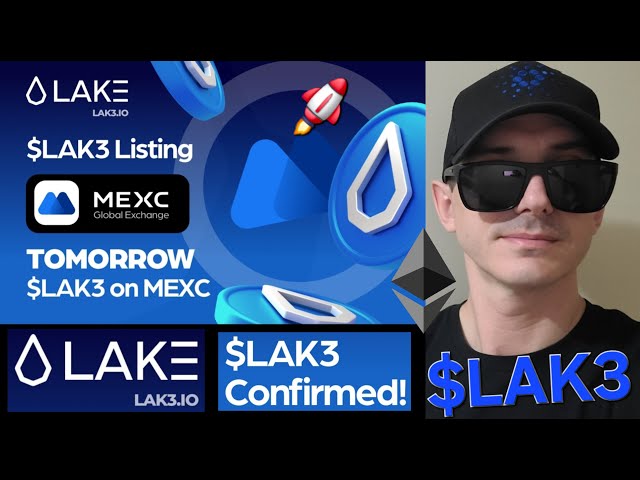 $LAK3 - LAKE TOKEN CRYPTO COIN HOW TO BUY LAK3 MEXC GLOBAL ETH ETHEREUM UNISWAP BLOCKCHAIN EXCHANGE