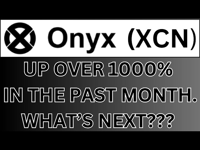 ONYX COIN UP OVER 1000% IN THE PAST MONTH!!!