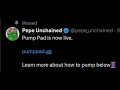 $ peep pumppad는 라이브 + memecoin is #doge #pee #crypto #ad입니다.