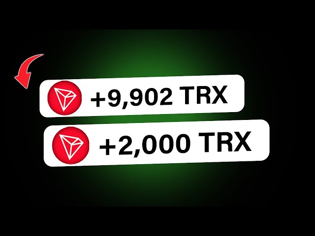 無料のTRX（TRON）コイン - 0秒で支払われる〜投資なし