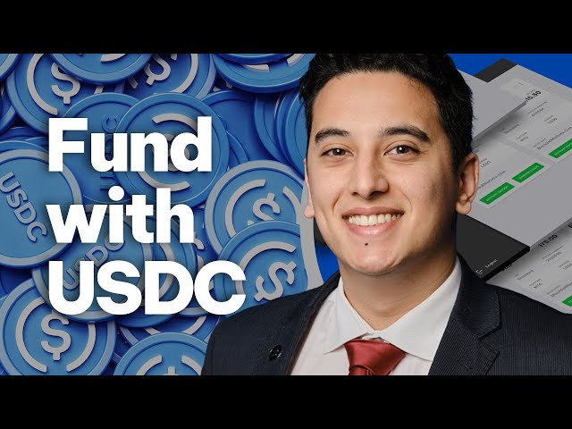 如何使用USDC（USD Coin）為您的交易帳戶提供資金？