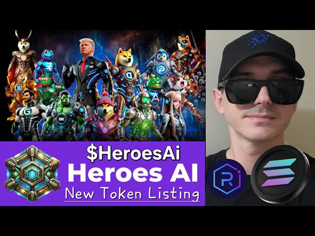 $ heroesai -Heroesai Token Crypto Coinヒーローを購入する方法Ai Solana Lbank Sol Raydium Memecoin Memes