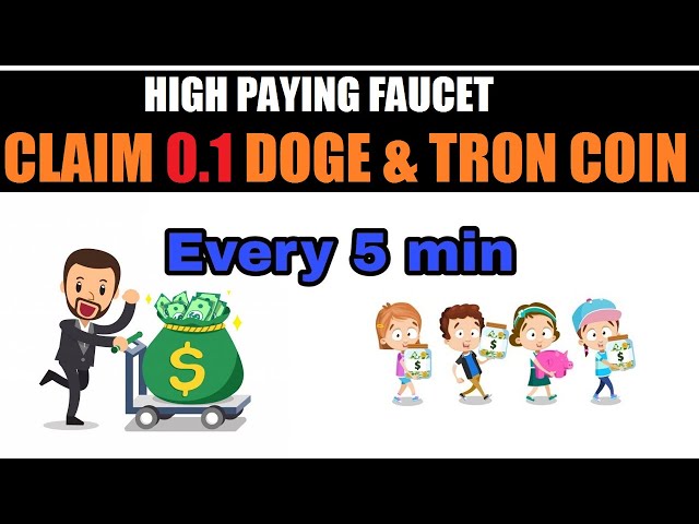 High Paying Faucet || Claim Up To 0.1 DOGE & TRX Coin Every 5 Minute || Instant Payment FaucetPAY