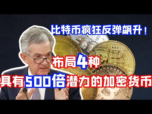 Bitcoin rebondit sauvagement! Disposition 4 crypto-monnaies avec un potentiel 500x! Bitcoin, crypto-monnaie, blockchain, dernières informations BTC!