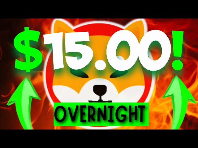 SHIBARIUM SENDS SHIBA INU COIN TO $15 OVERNIGHT!! - SHIBA INU COIN NEWS TODAY