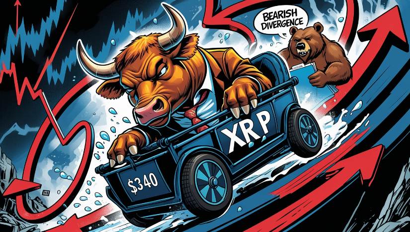 XRP価格の予測：このピークに達した後、XRPはかなりのボラティリティを経験しました