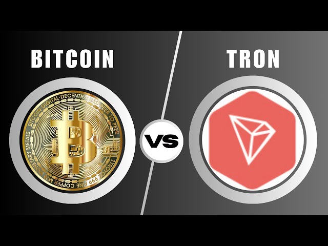 Bitcoin vs Tron : 기본 차이가 설명 | 암호화 | BTC | trx