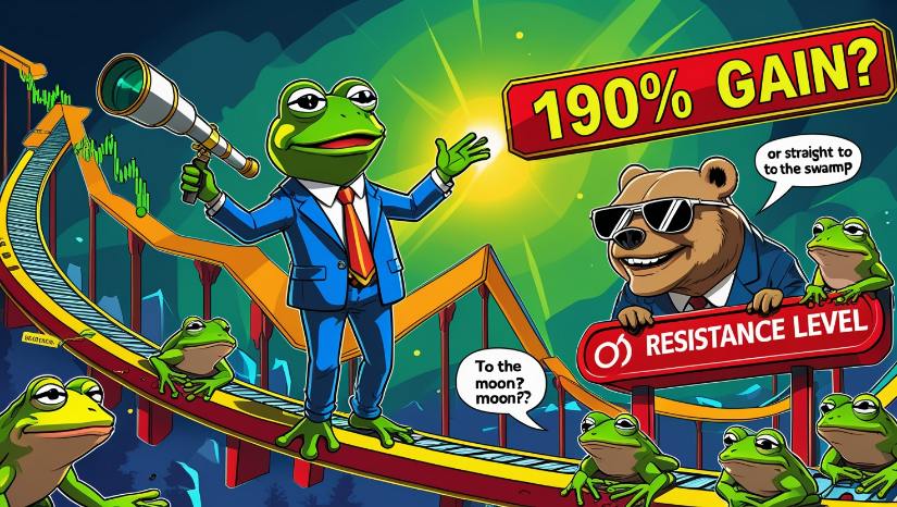 Pepe Coin (Pepe) Preisanalyse: Livermore Speculative Diagramme signalisiert eine potenzielle Rallye von 190%, aber bärische Signale bestehen bleiben