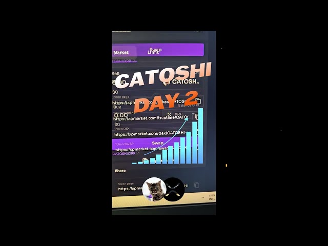 $ Catoshi 토큰 지원에 감사드립니다! 2 일 #Memecoin #xrp #xpmarket #Altcoin #Crypto #Cryptocurrency