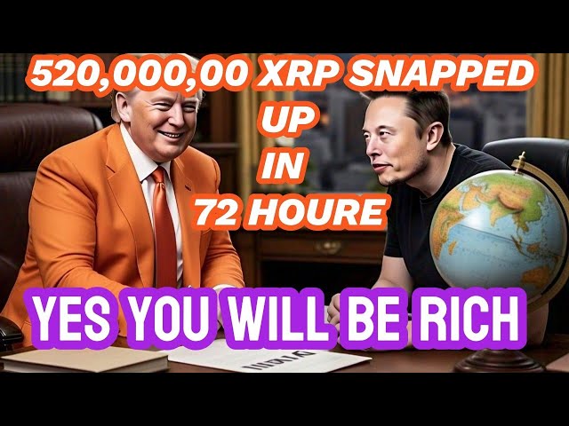 XRP LATEST NEWS TODAY ✅👍🚀 520,000,000 XRP SNAPPED UP in 72 HOURS – Whales on a Buying Spree! 🐳💰