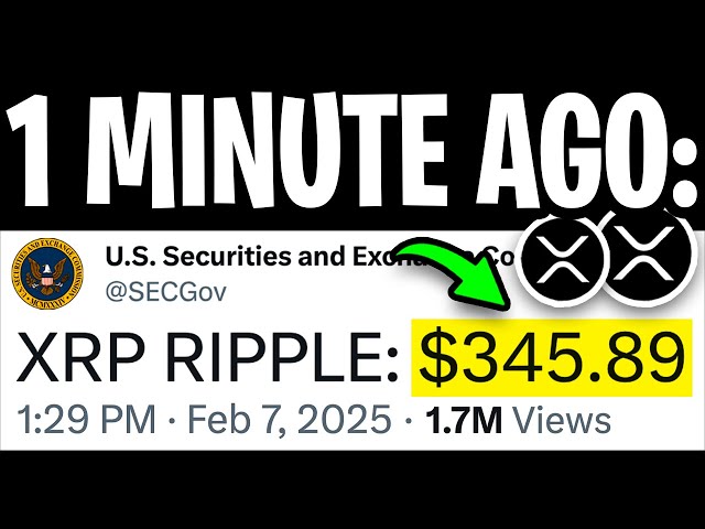 XRP Ripple: victoire majeure sur SEC approuvée! 345,89 $ toute seconde maintenant! - Ripple XRP News aujourd'hui