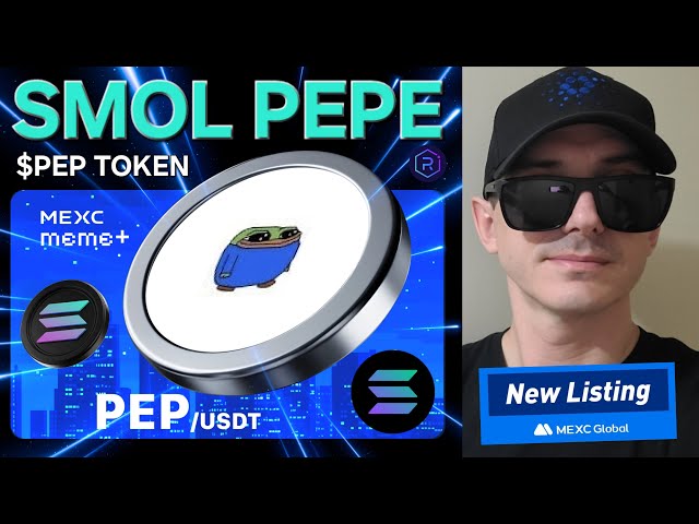 $ pep -Smol Pepe 토큰 암호화 코인 Pep Solana Sol Raydium Mexc Global Frog Memecoin Weex를 구입하는 방법