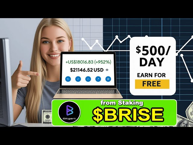 Jetons de jeton Bitrise Stake pour un revenu passif massif! Gagnez 500 $ par jour en stimulant Crypto Brise Coin