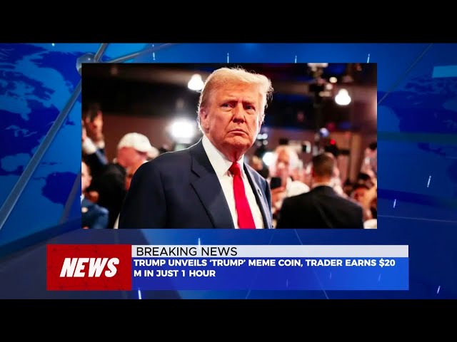 Trump dévoile la pièce de mème de Trump ', Trader gagne 20 millions de dollars en seulement 1 heure - What Is Up Crypto