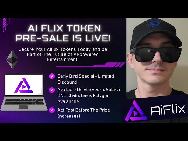 $ Aiflix - Aiflix Token Presale Crypto Coin How to Buy Ai Flix ICO EtheThereum Blockchain uniswap