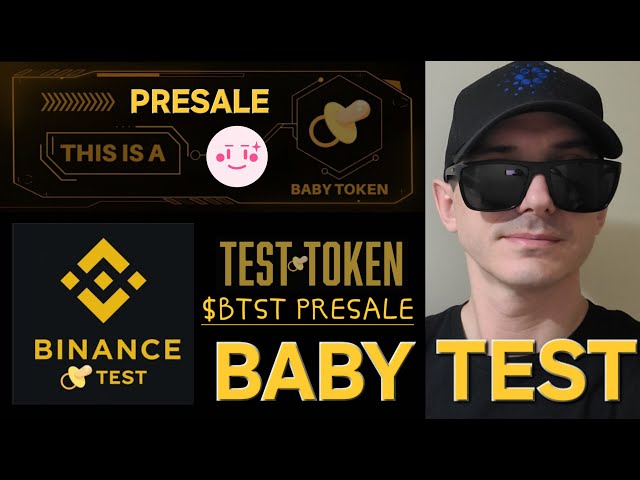 $ BTST- 베이비 테스트 토큰 사전 판매 암호화 코인 베이비 테스트 BTST Babytst BSC CZ CEO Binance 구매 방법